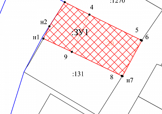 Схема расположения ЗУ